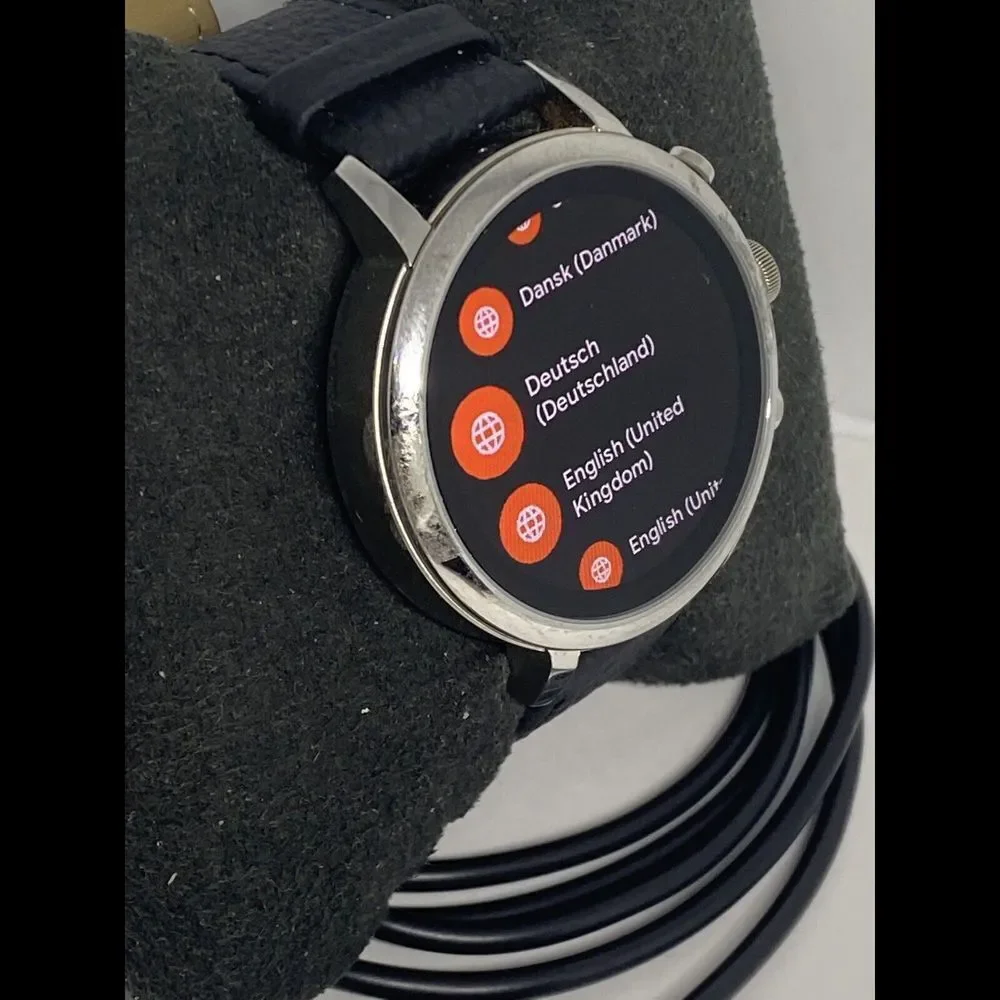 Fossil Gen 4 Authentic Digital Dial Smart Watch Custom Band FTW6011 AB468